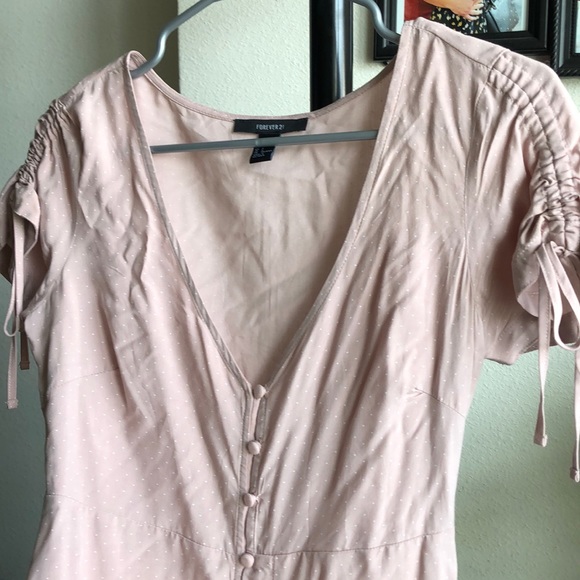 Forever 21 pink polka dot dress - Picture 2 of 4